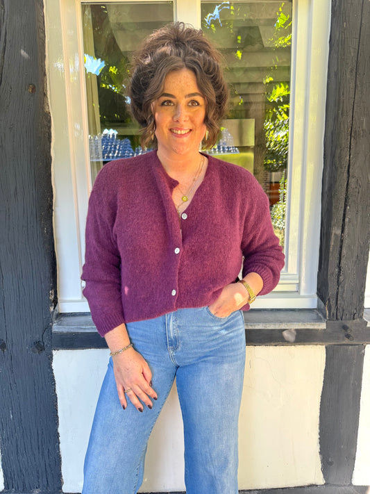 Vest Bobbie aubergine