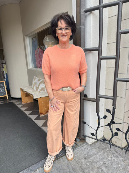Jeans Barrel oranje