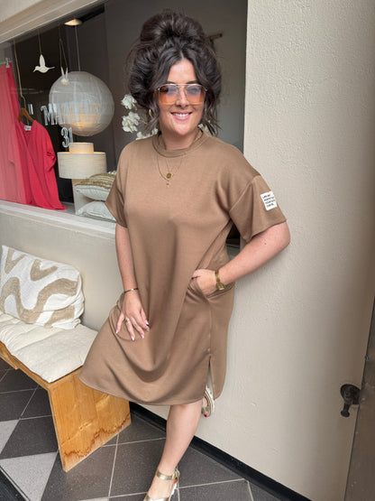 Jurk Melody Camel