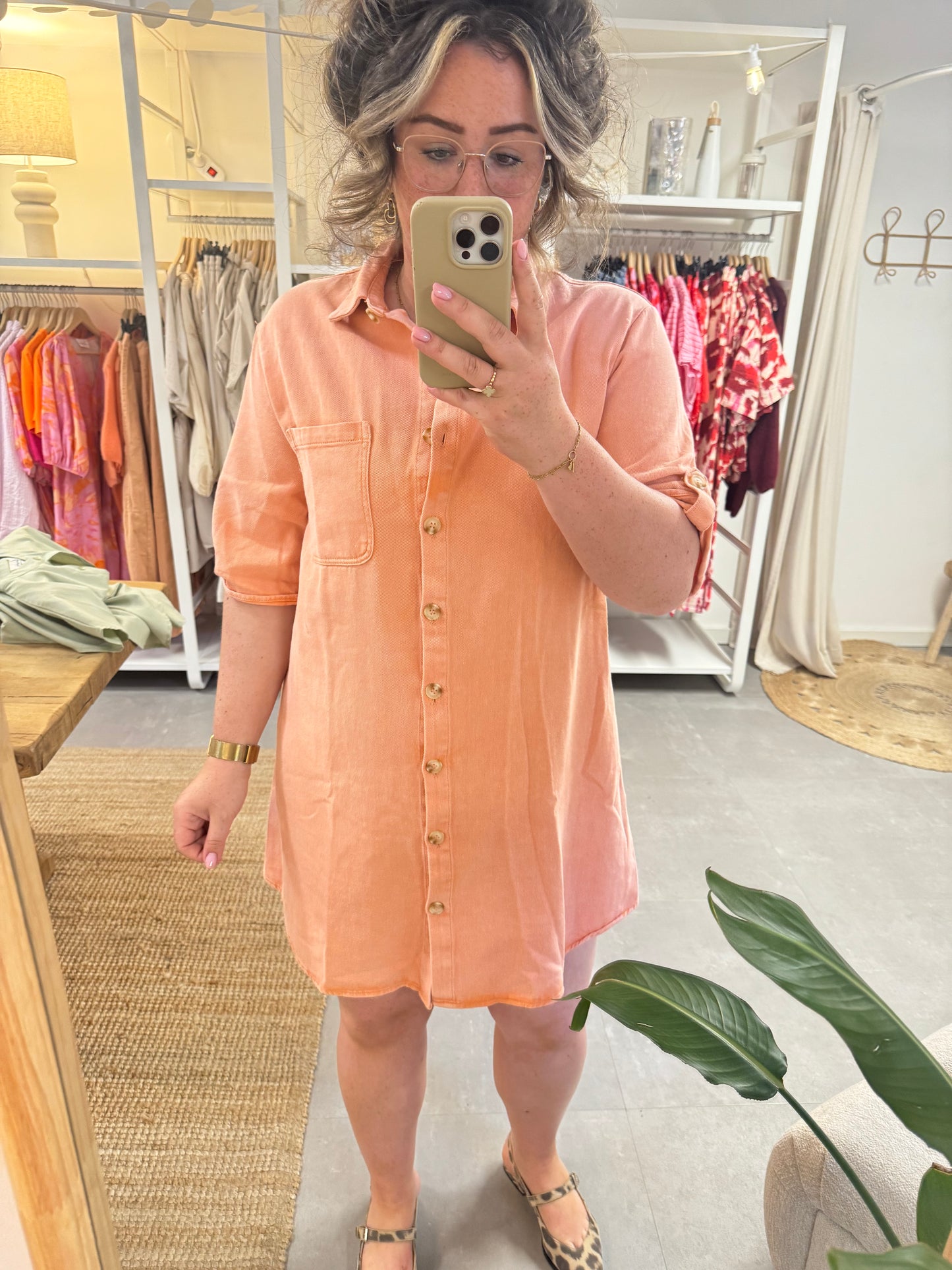 Jurk Amy Peach