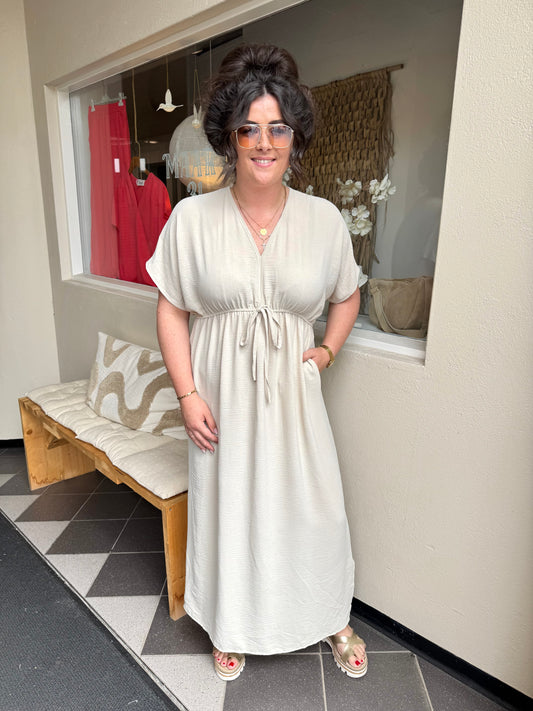 Jurk Niki Beige