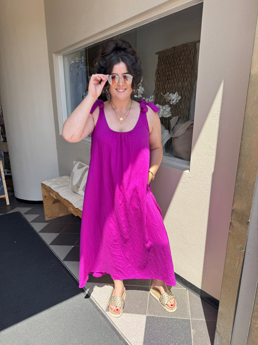 Jurk Emma Magenta