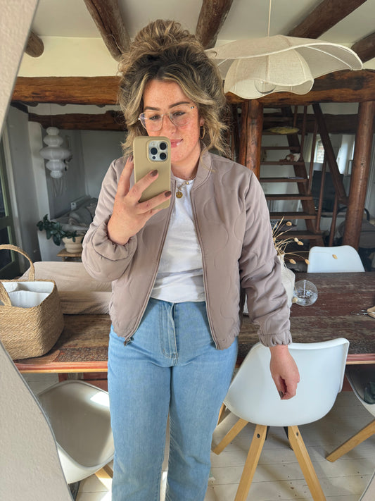 Bomber Juul Taupe