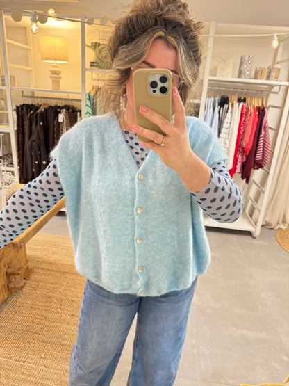 Gilet Caro lichtblauw