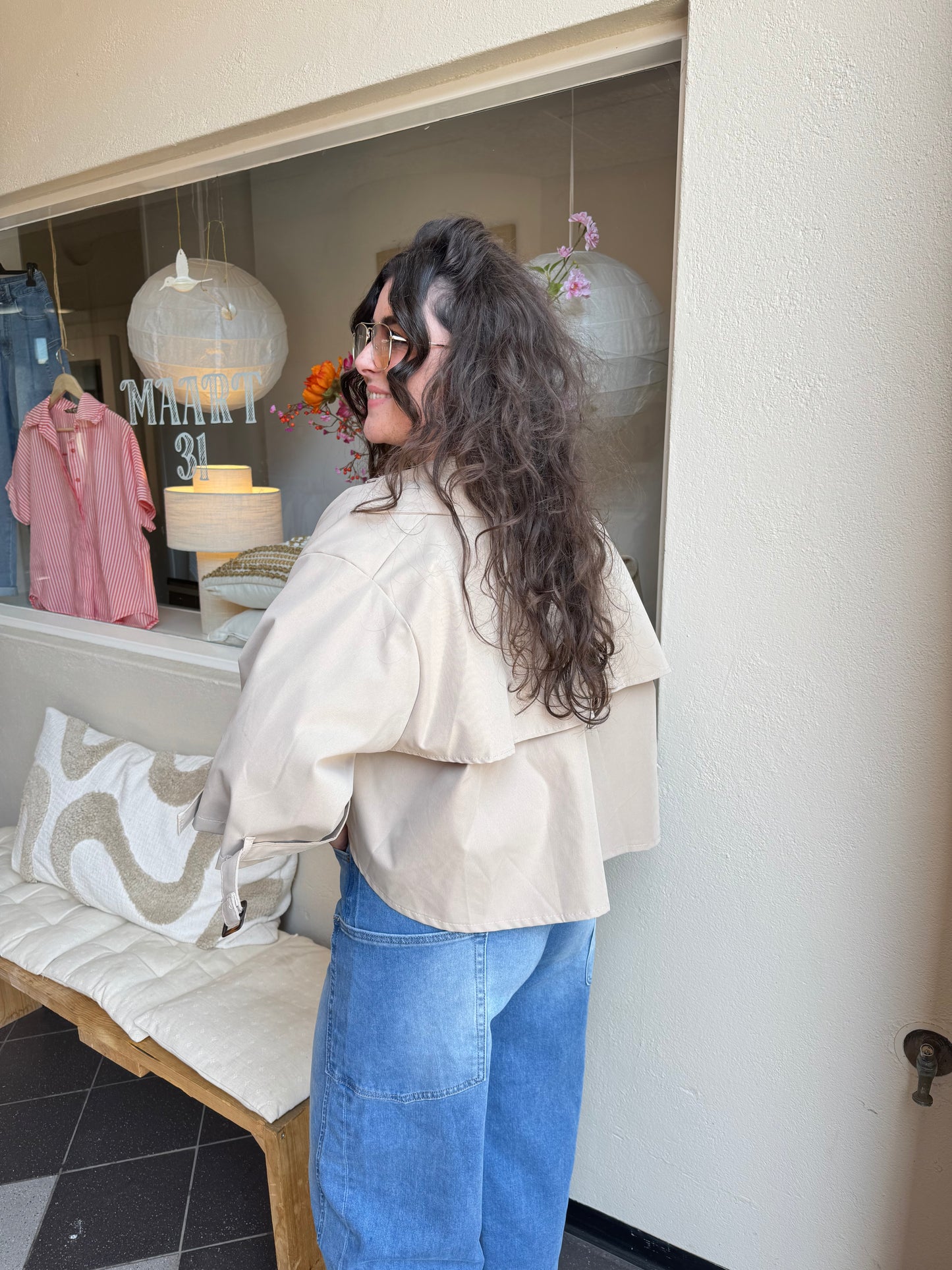Jas Pleun beige