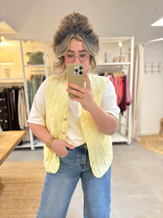 Gilet Moos geel