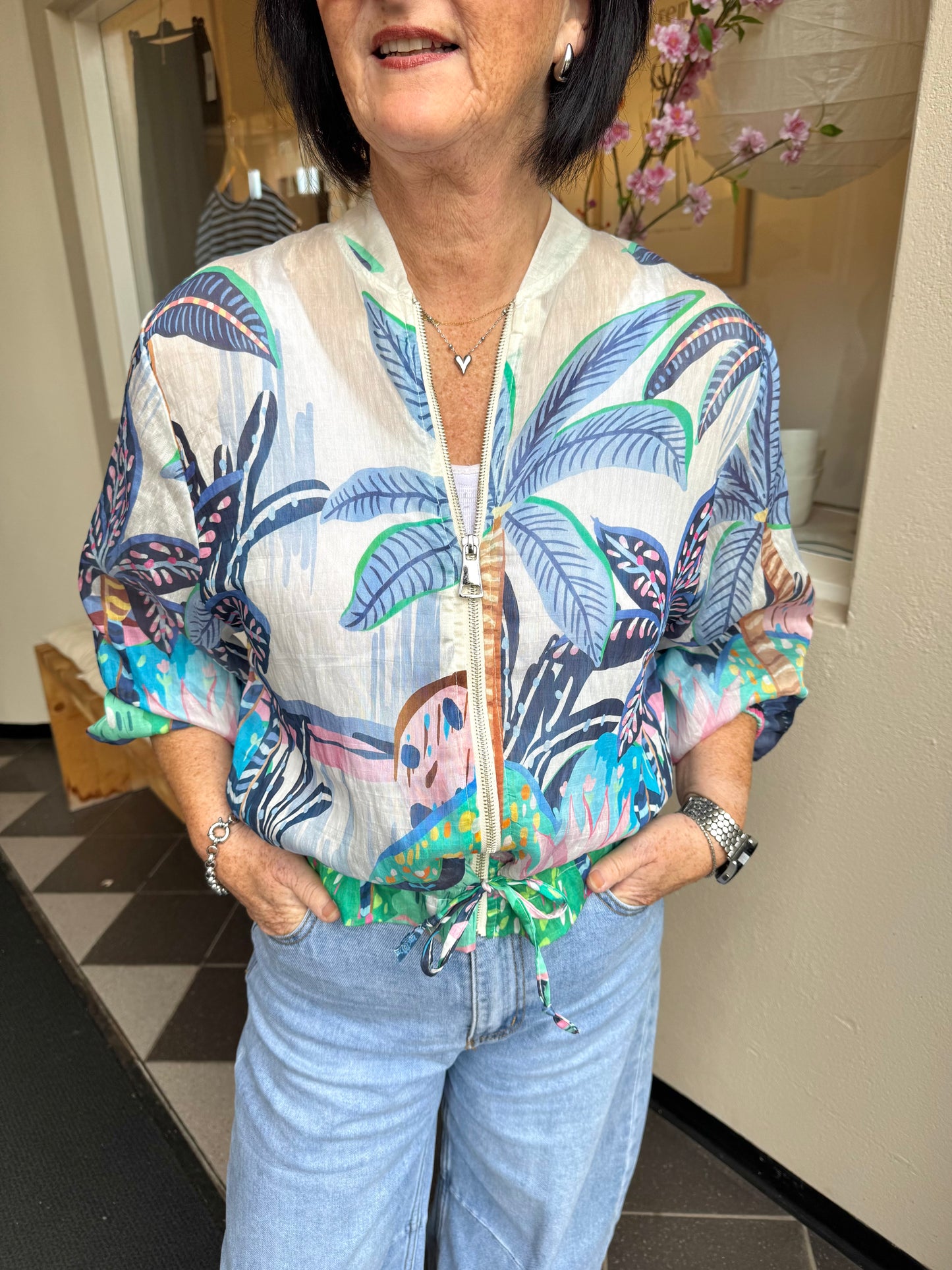 Vest Palm blauw