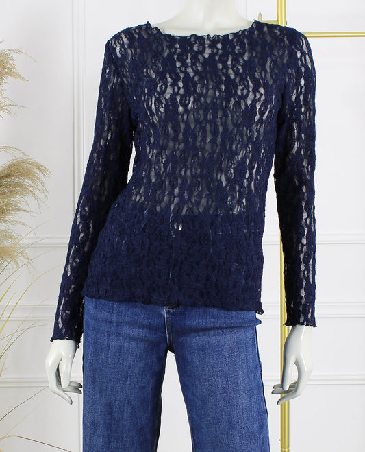 Top Julia donkerblauw